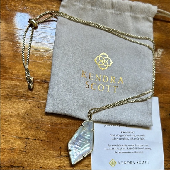 Kendra Scott Gold Adjustable Necklace - Picture 3 of 4
